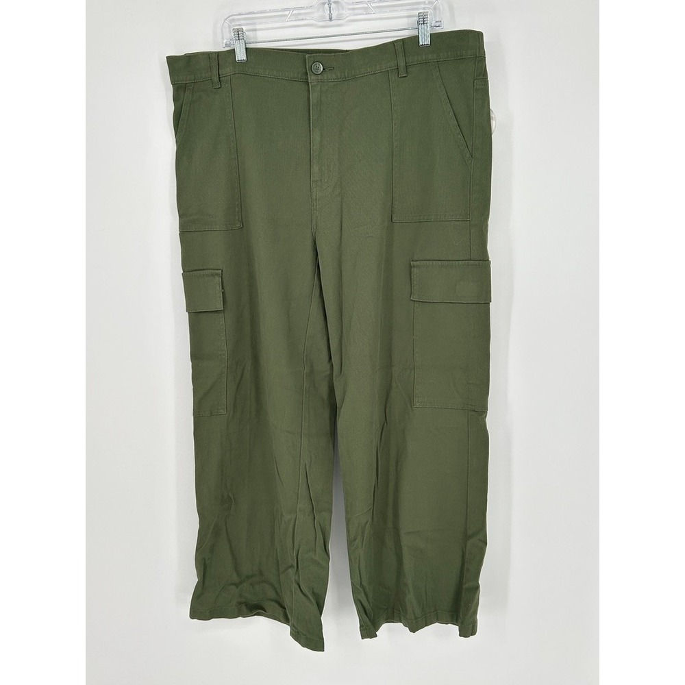 Magellan Outdoor Hickory Canyon Cargo Wide Leg Pants Womens 2XL Gorpcore Utility